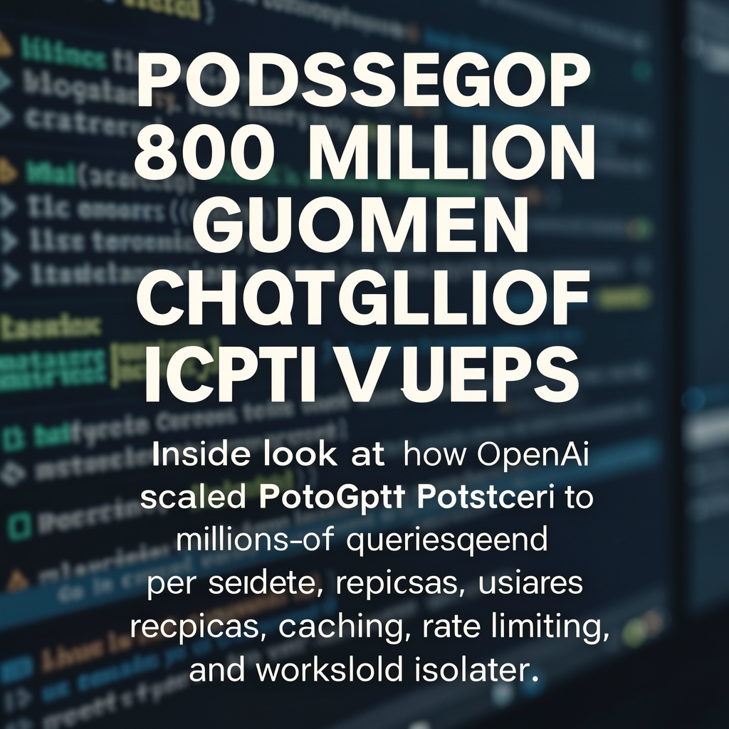 Scaling PostgreSQL to power 800 million ChatGPT users