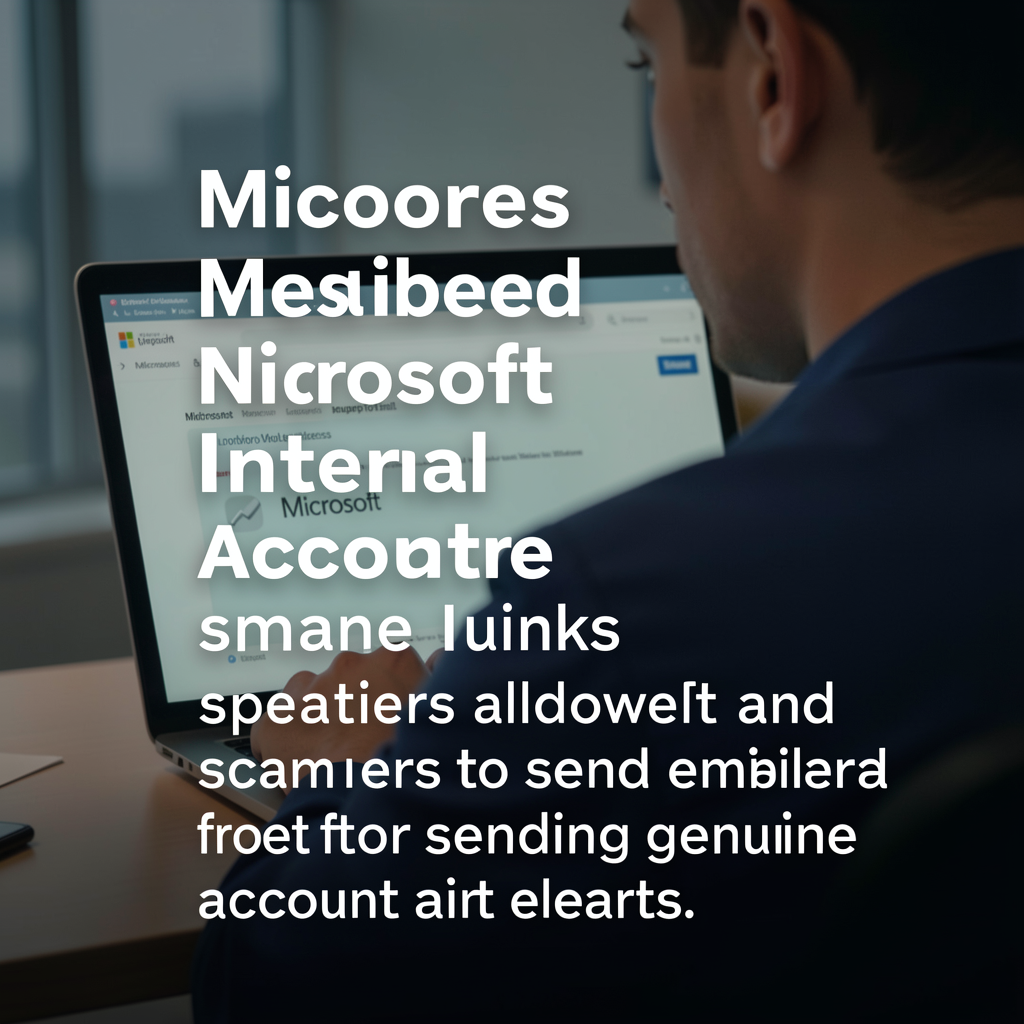 Scammers are abusing an internal Microsoft account to send spam links