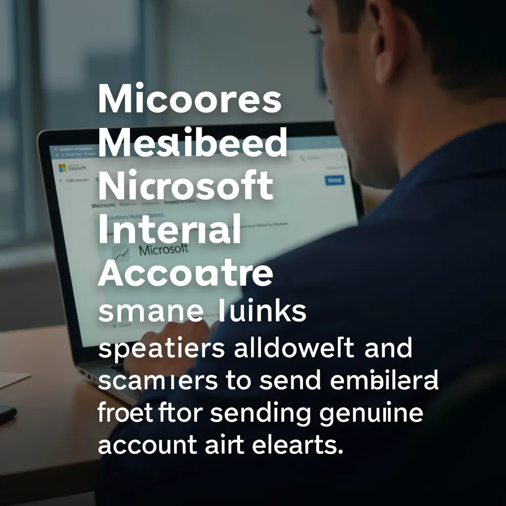 Scammers are abusing an internal Microsoft account to send spam links