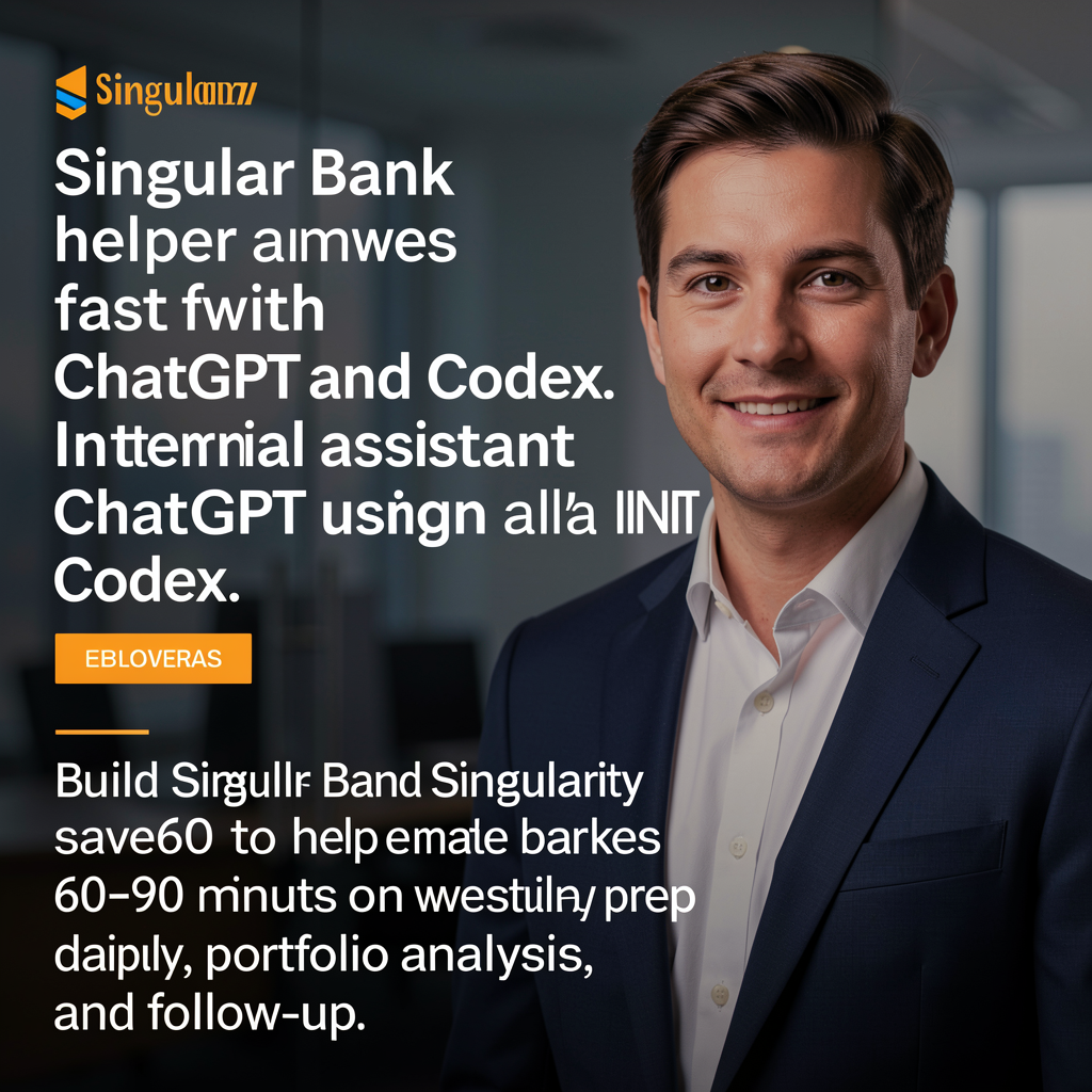 Singular Bank helps bankers move fast with ChatGPT and Codex