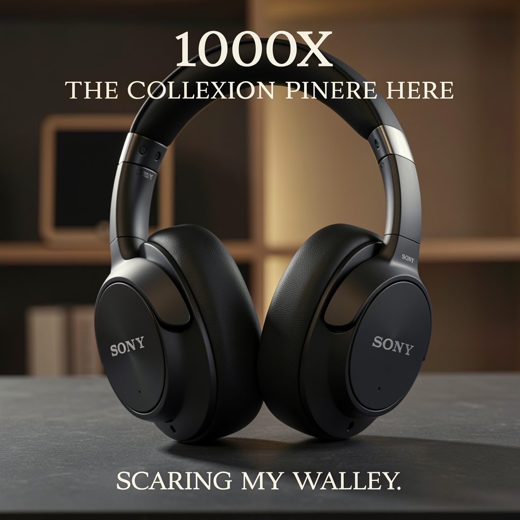 Sony’s 1000X The Collexion headphones are here, and they cost a pretty penny