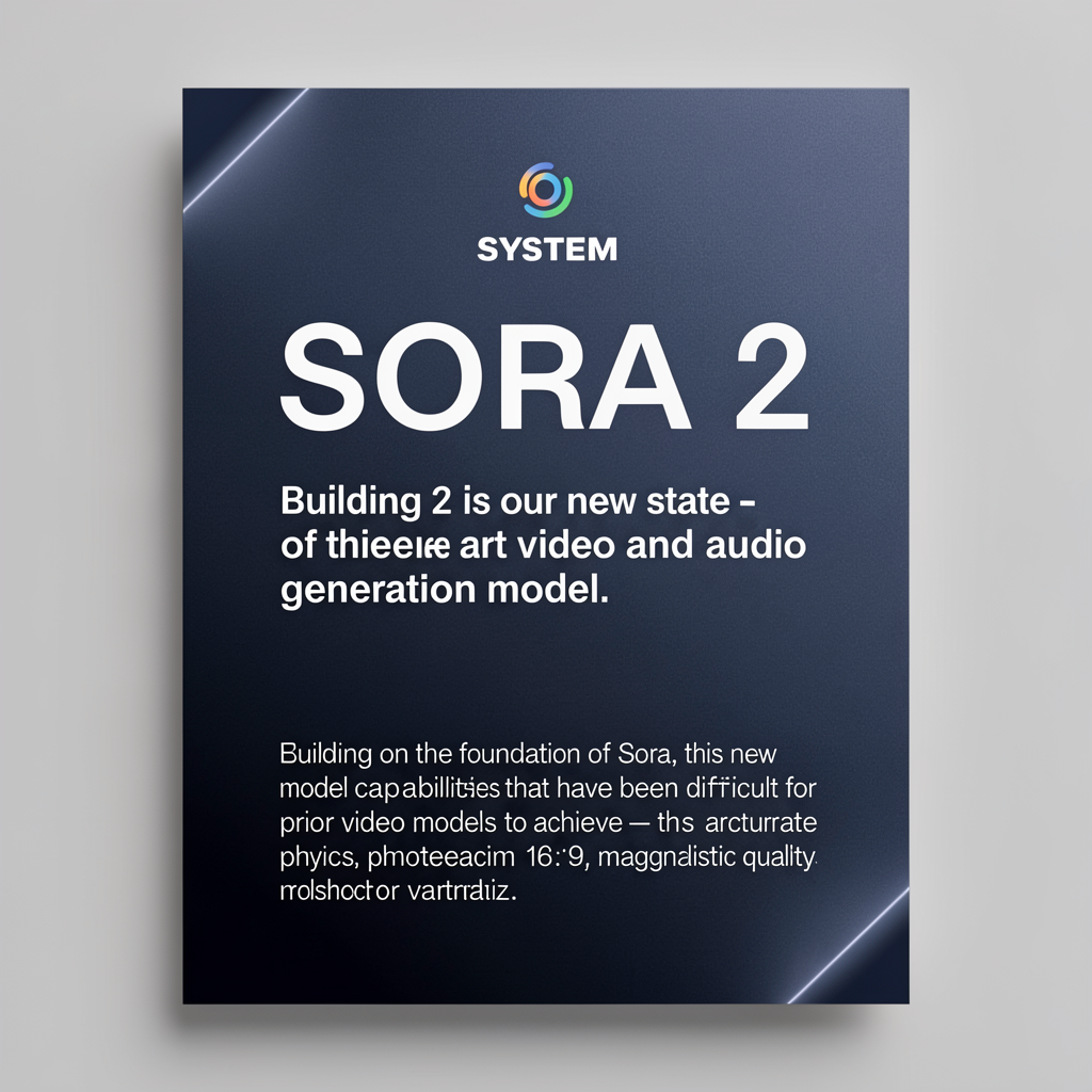 Sora 2 System Card