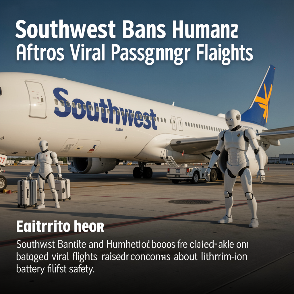 Southwest Bans Humanoid Robots After Viral Passenger Flights