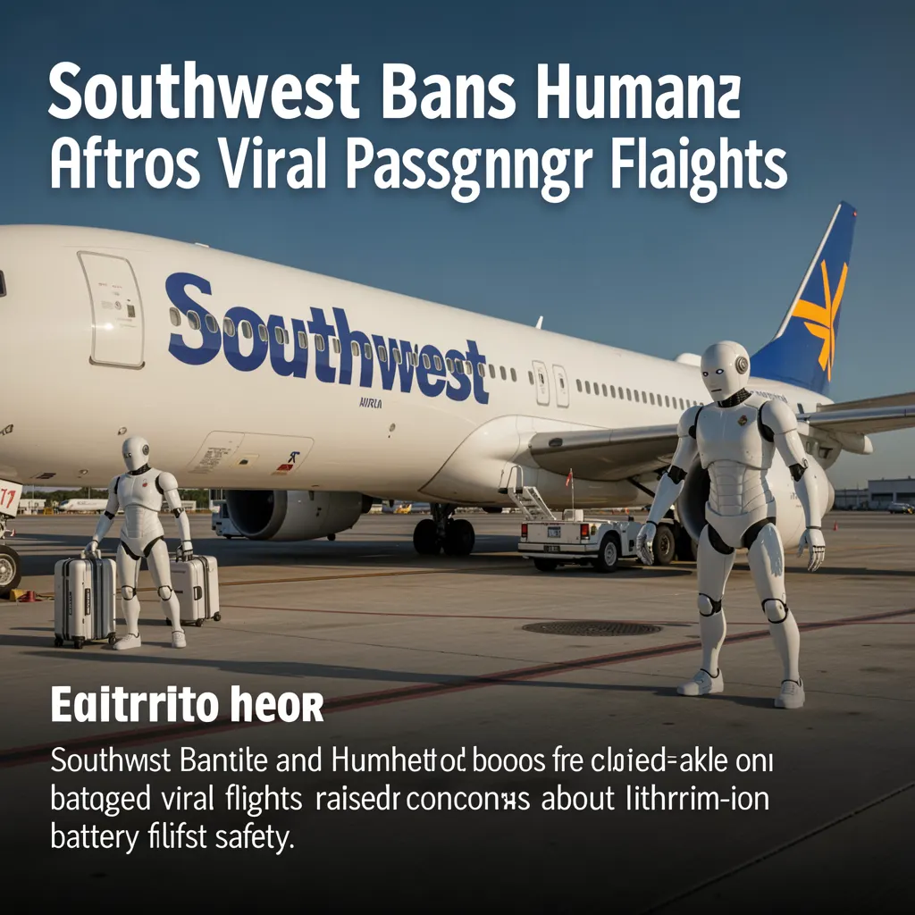 Southwest Bans Humanoid Robots After Viral Passenger Flights