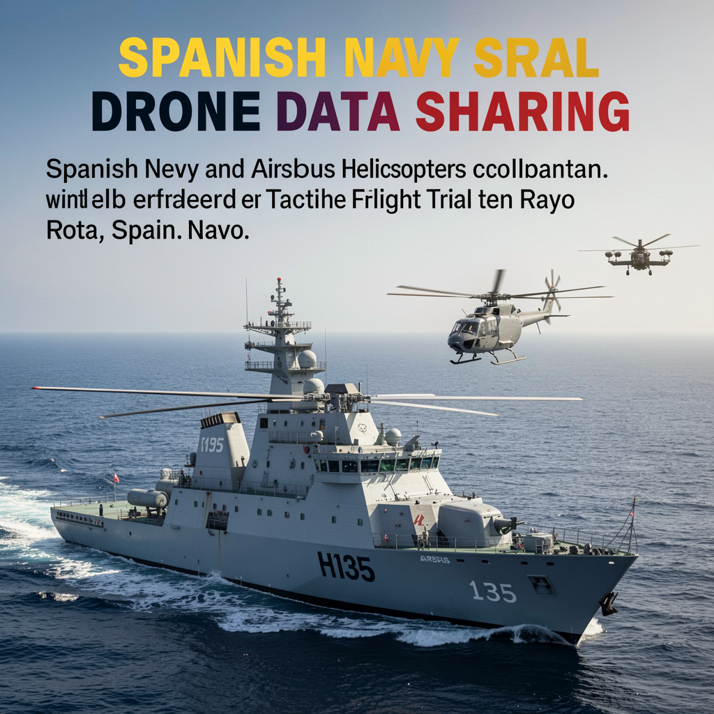Spanish Navy H135 helicopter trial demonstrates drone data sharing 