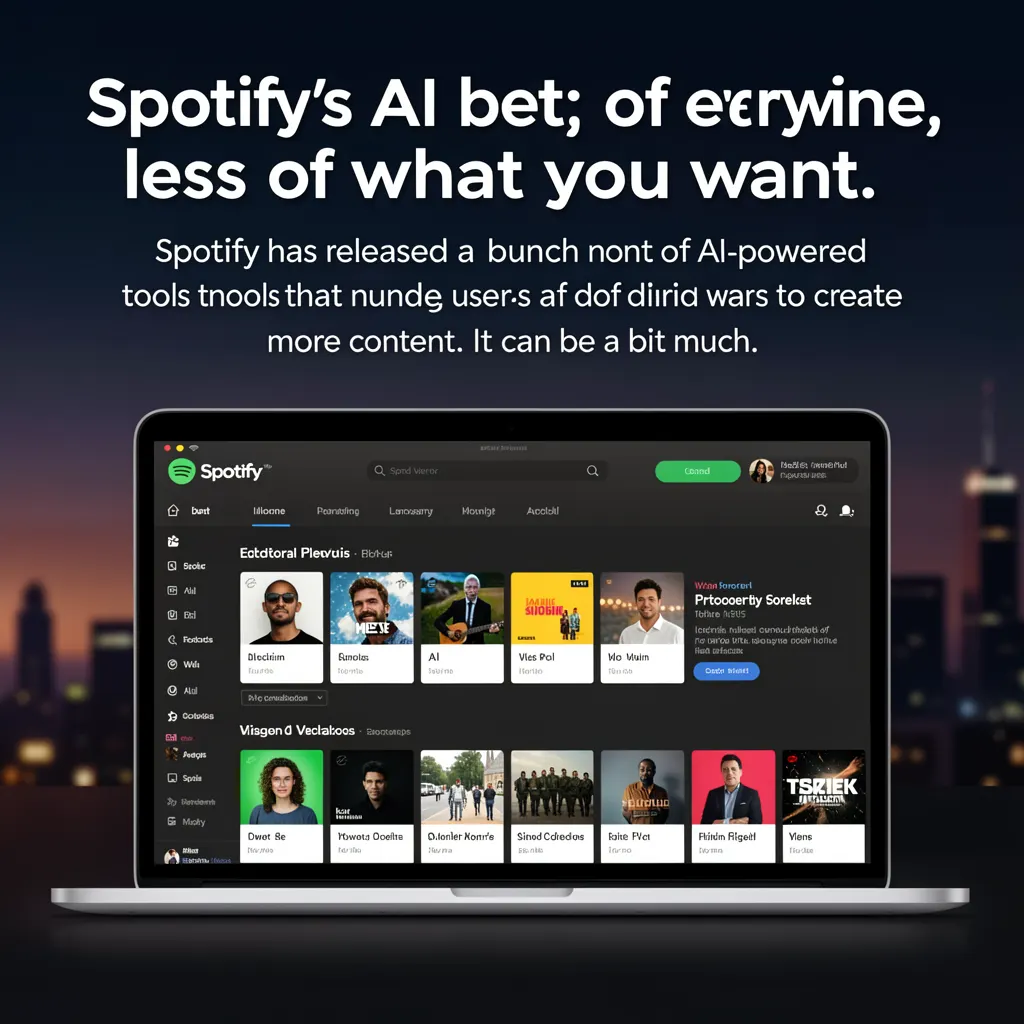 Spotify’s AI bet: more of everything, less of what you want