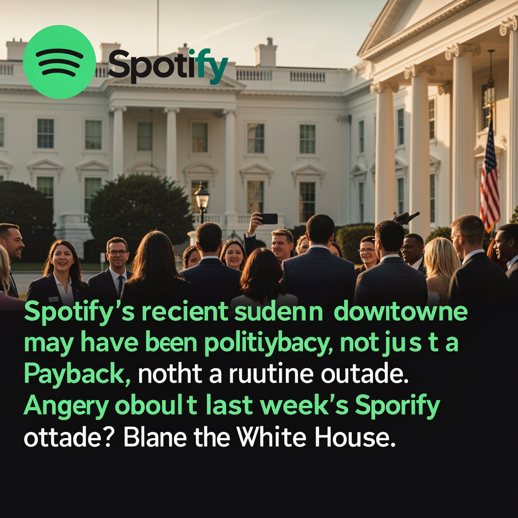 Spotify’s recent sudden downtime may have been political payback, not just a routine outage