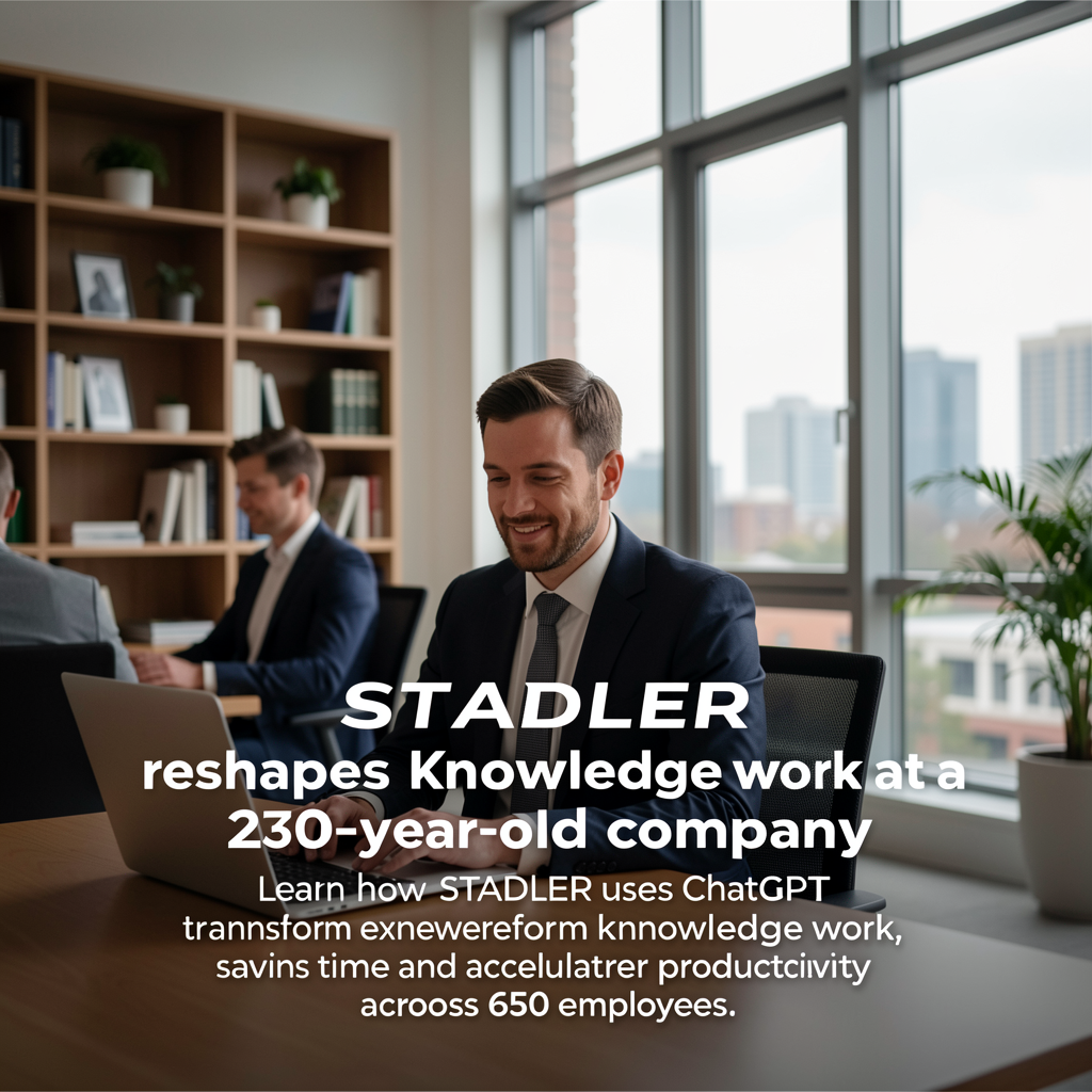 STADLER reshapes knowledge work at a 230-year-old company