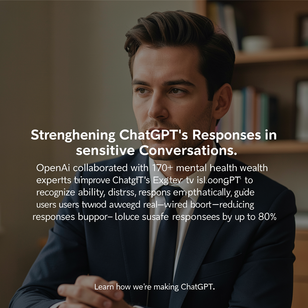 Strengthening ChatGPT’s responses in sensitive conversations