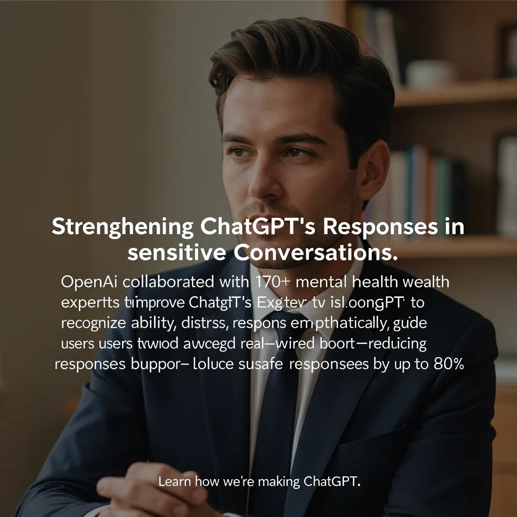 Strengthening ChatGPT’s responses in sensitive conversations