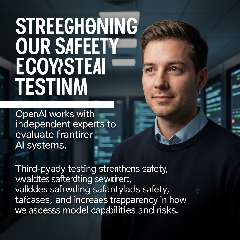 Strengthening our safety ecosystem with external testing