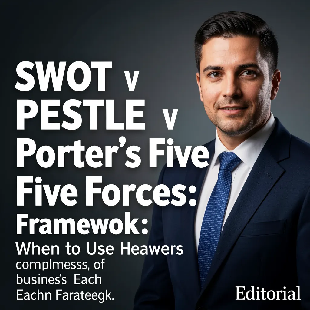 SWOT v PESTLE v Porter’s Five Forces: When to Use Each Framework