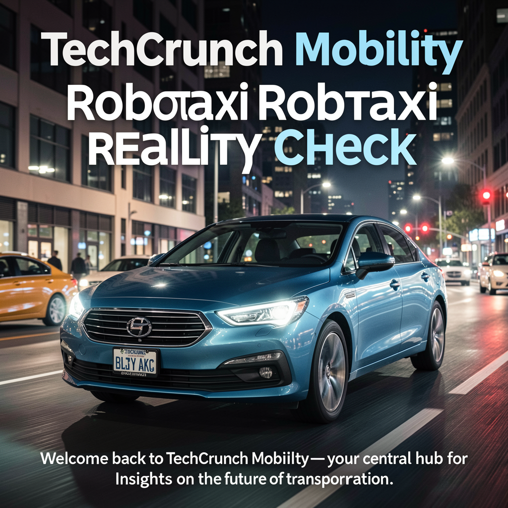 TechCrunch Mobility: Robotaxi reality check