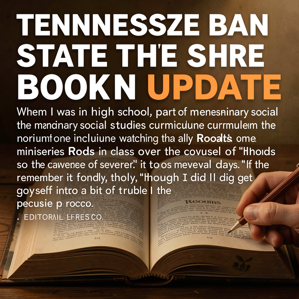 Tennessee Book Ban Update: State Jumps The Shark By Banning ‘Roots’