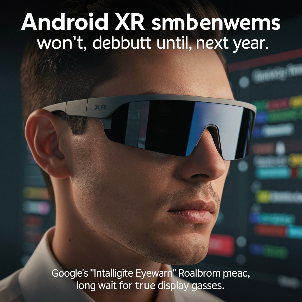 The Android XR smart glasses everyone wants won’t debut until next year