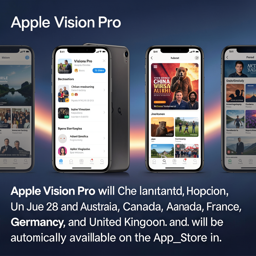 The App Store on Apple Vision Pro expands to new markets