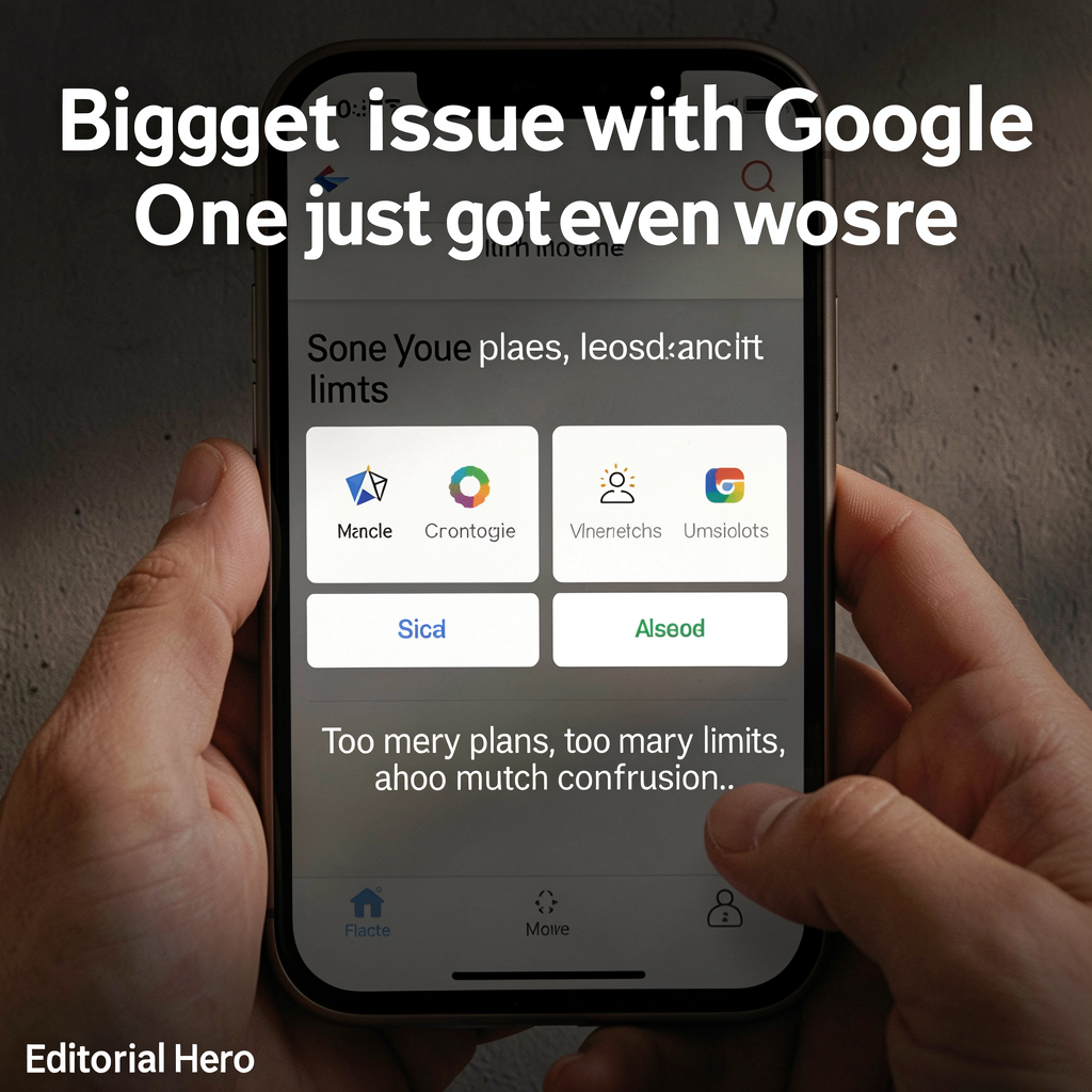 The biggest issue with Google One just got even worse
