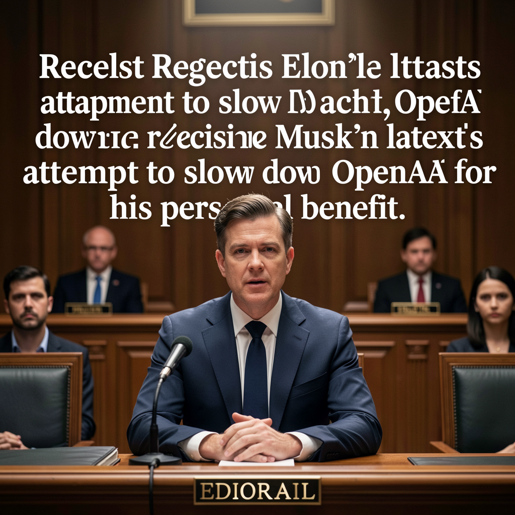 The court rejects Elon’s latest attempt to slow OpenAI down