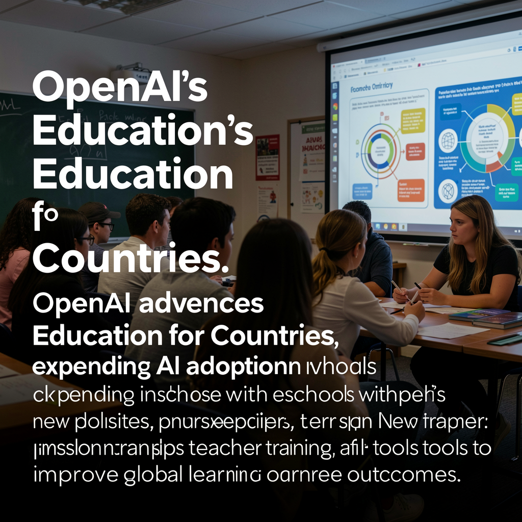 The next phase of OpenAI’s Education for Countries