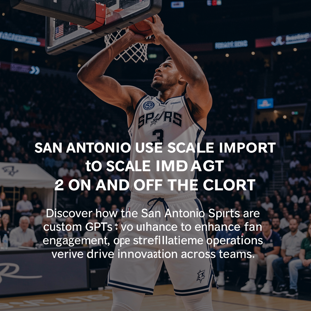 The San Antonio Spurs use ChatGPT to scale impact on and off the court
