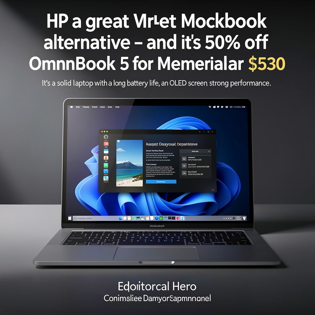 This HP laptop is a great MacBook alternative - and it's 50% off for Memorial Day