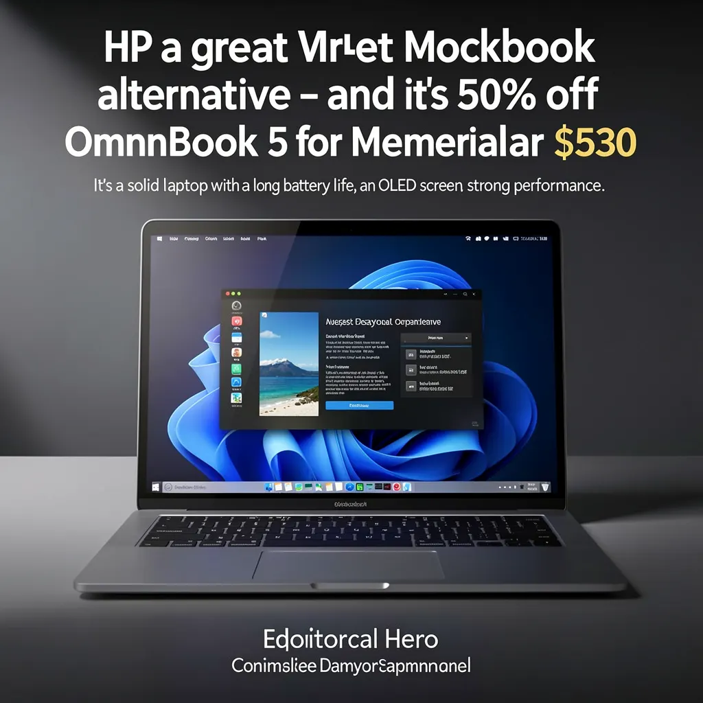 This HP laptop is a great MacBook alternative - and it's 50% off for Memorial Day