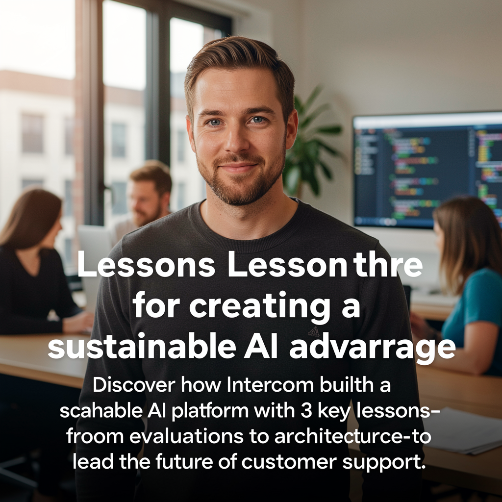 Three lessons for creating a sustainable AI advantage