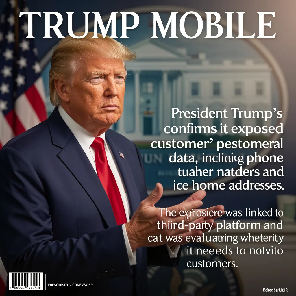 Trump Mobile confirms it exposed customers’ personal data, including phone numbers and home addresses