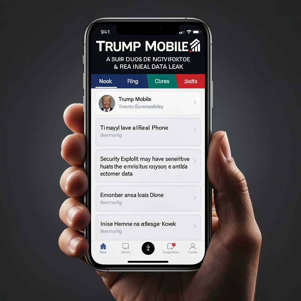 Trump Mobile finally has a real phone, but it may also have a real data leak