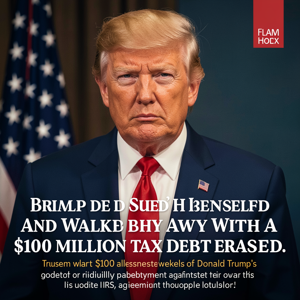 Trump Sued Himself And Walked Away With A $100 Million Tax Debt Erased
