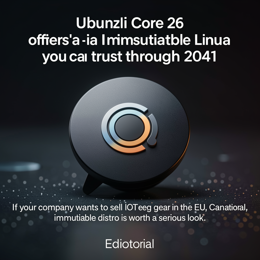 Ubuntu Core 26 offers an immutable Linux you can trust through 2041