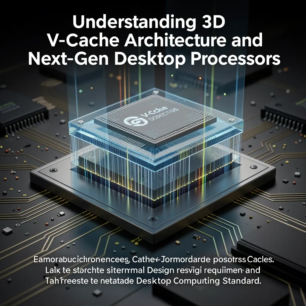 Understanding 3D V-Cache Architecture and Next-Gen Desktop Processors