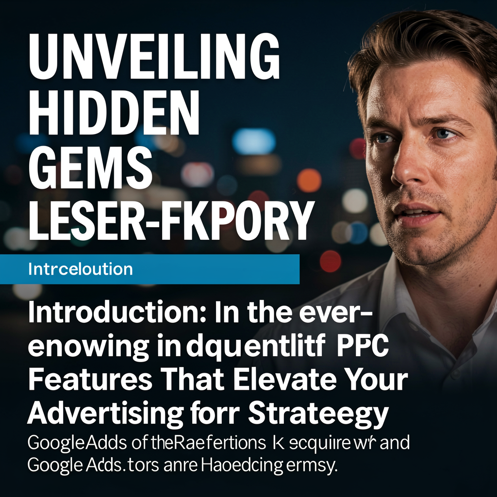 Unveiling Hidden Gems: Lesser-Known PPC Features That Elevate Your Advertising Strategy
