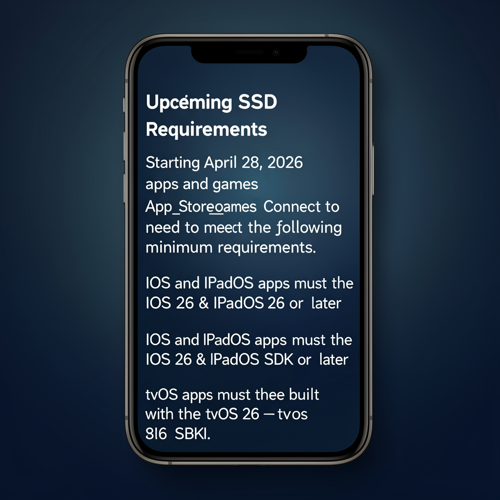 Upcoming SDK minimum requirements