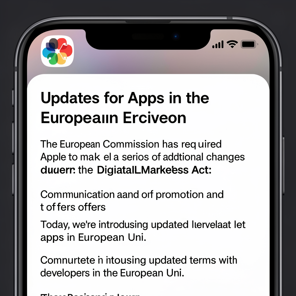 Updates for apps in the European Union
