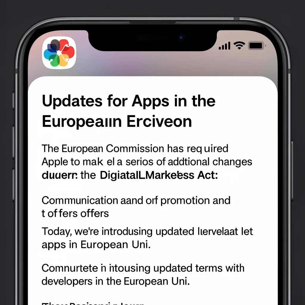 Updates for apps in the European Union