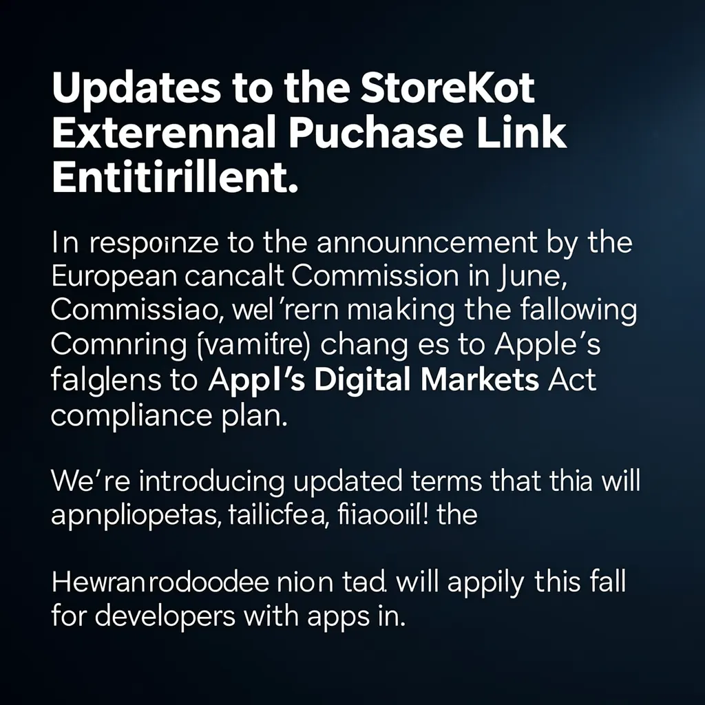 Updates to the StoreKit External Purchase Link Entitlement