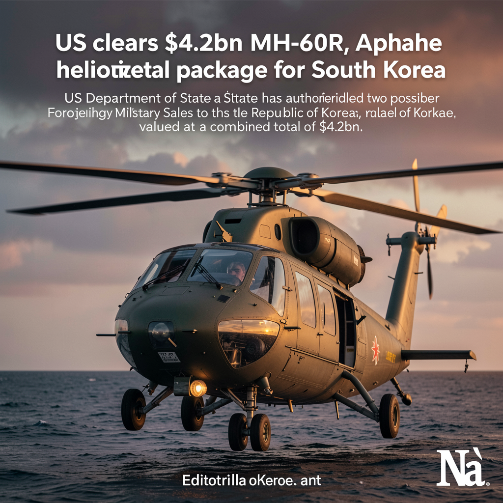 US clears $4.2bn MH-60R, Apache helicopter package for South Korea 