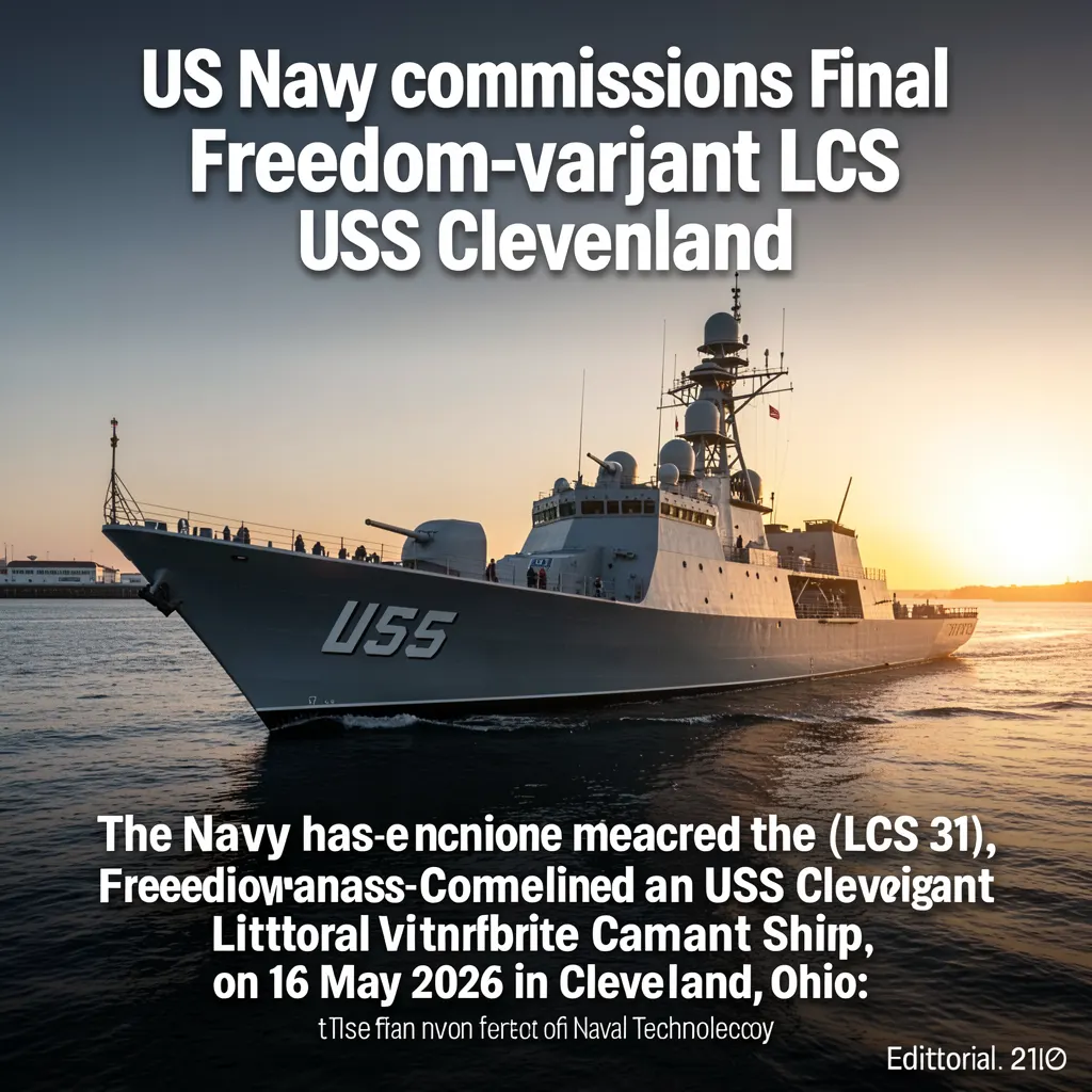 US Navy commissions final Freedom-variant LCS USS Cleveland