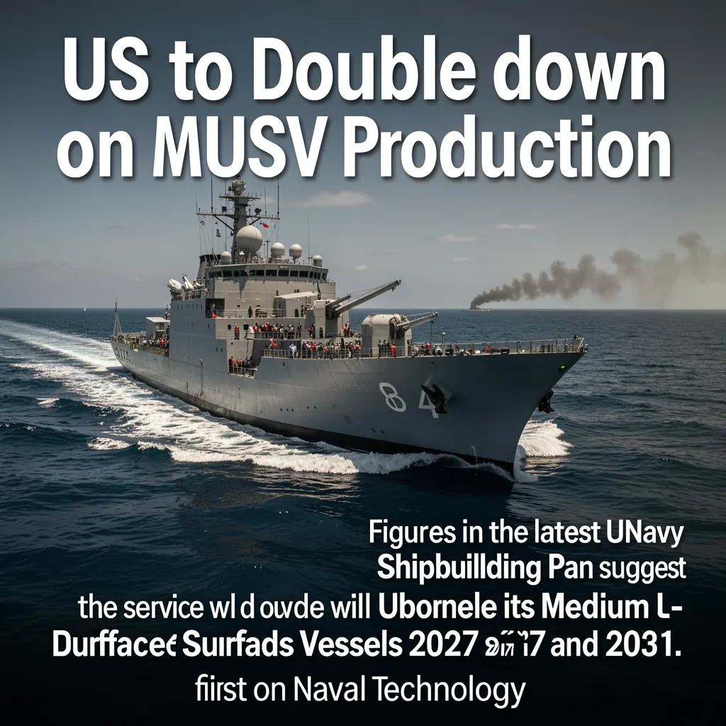 US to double down on MUSV production