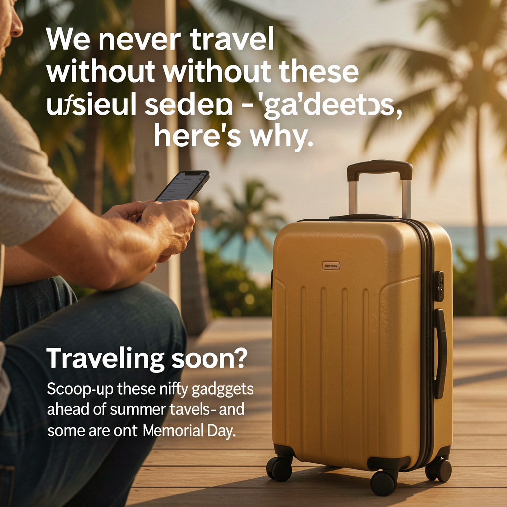 We never travel without these useful gadgets - here's why