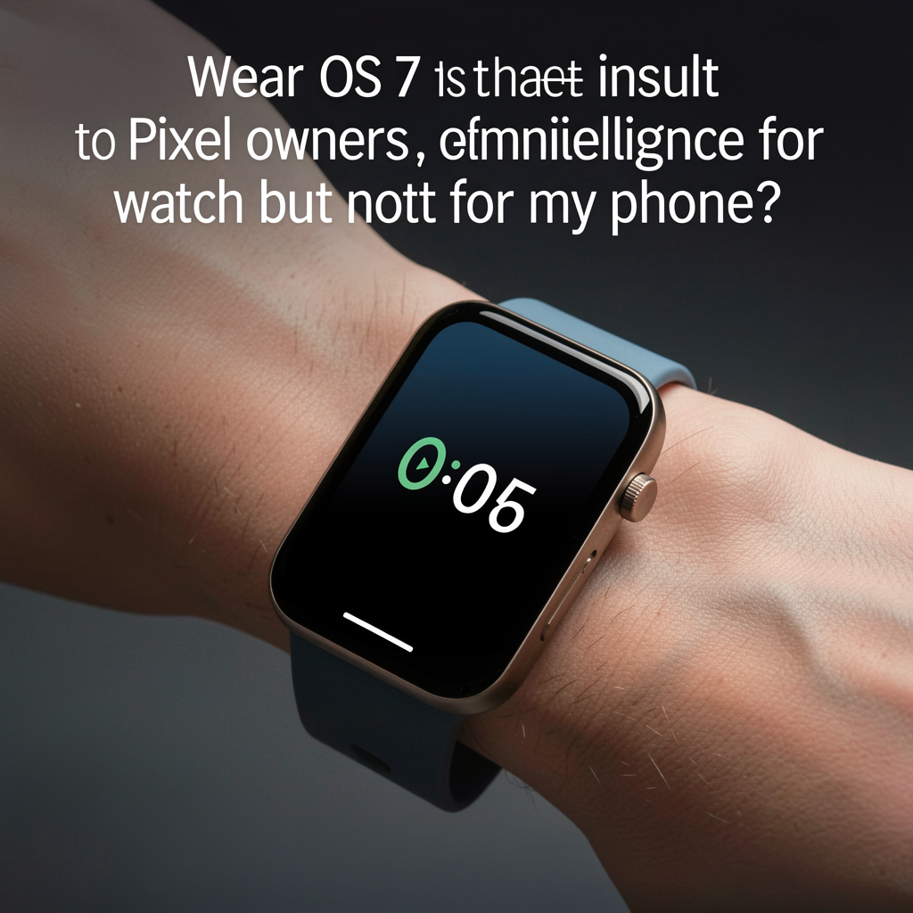 Wear OS 7 is the ultimate insult to Pixel owners