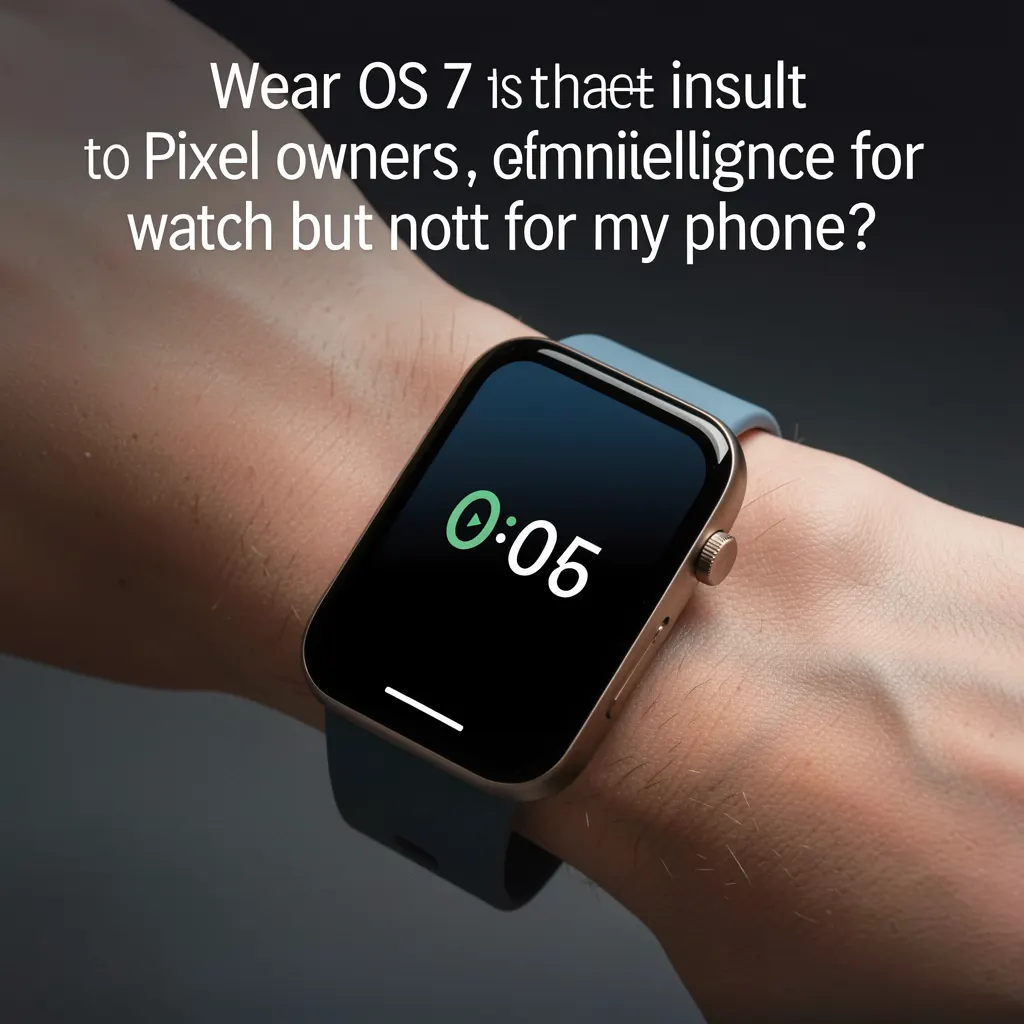 Wear OS 7 is the ultimate insult to Pixel owners