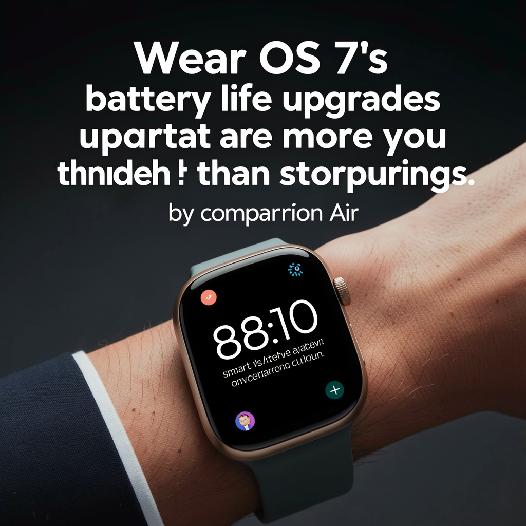 Wear OS 7’s battery life upgrades are more important than you think