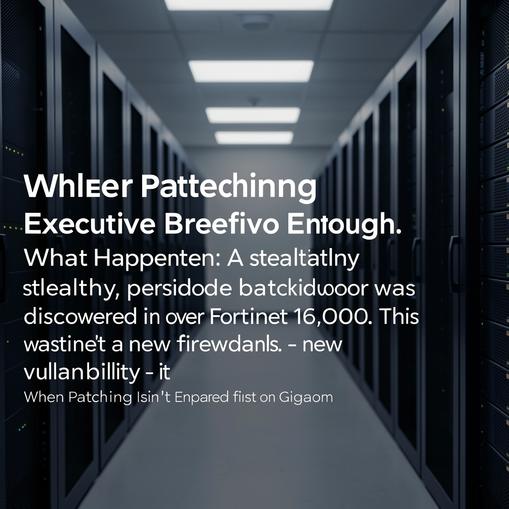 When Patching Isn’t Enough