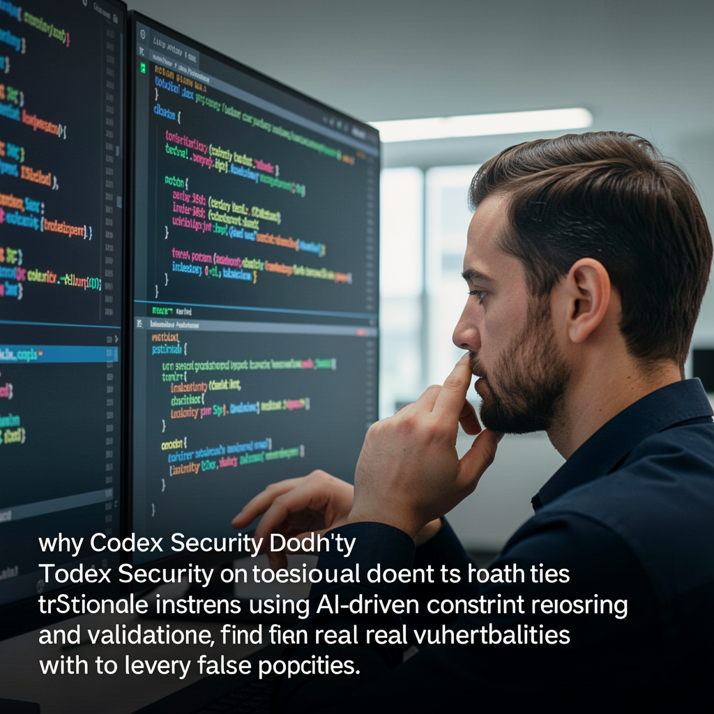 Why Codex Security Doesn’t Include a SAST Report