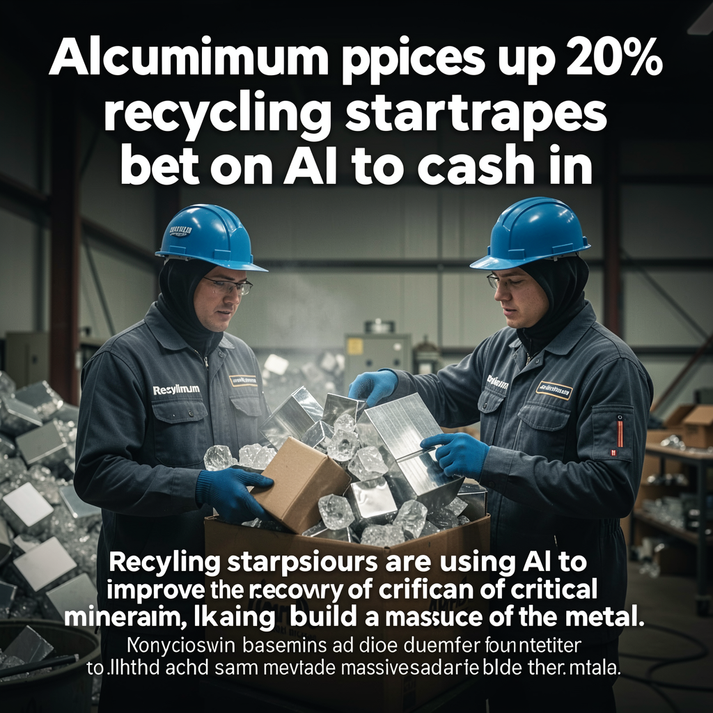 With aluminum prices up 20%, recycling startups bet on AI to cash in