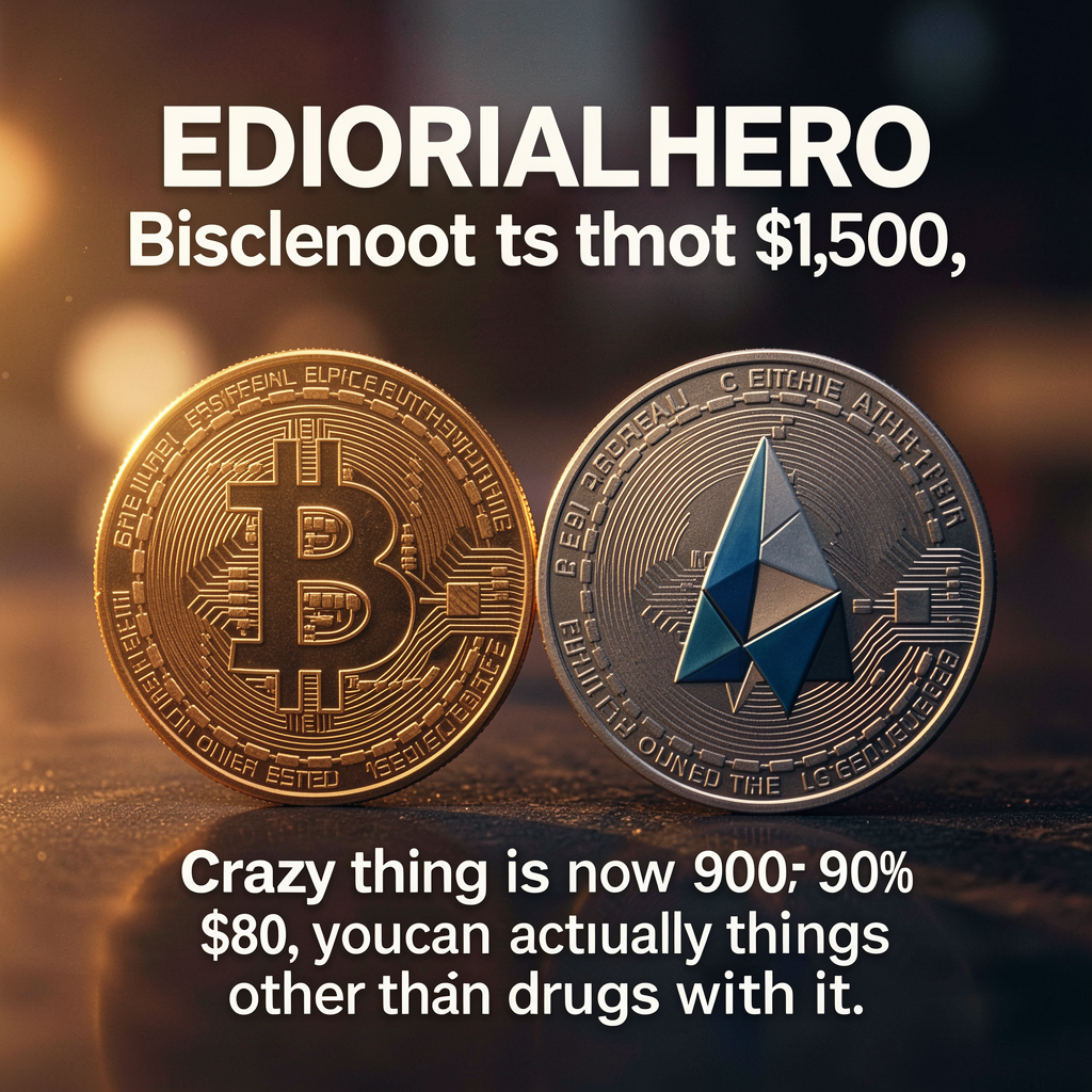 Wow.  Bitcoin is almost $1,500