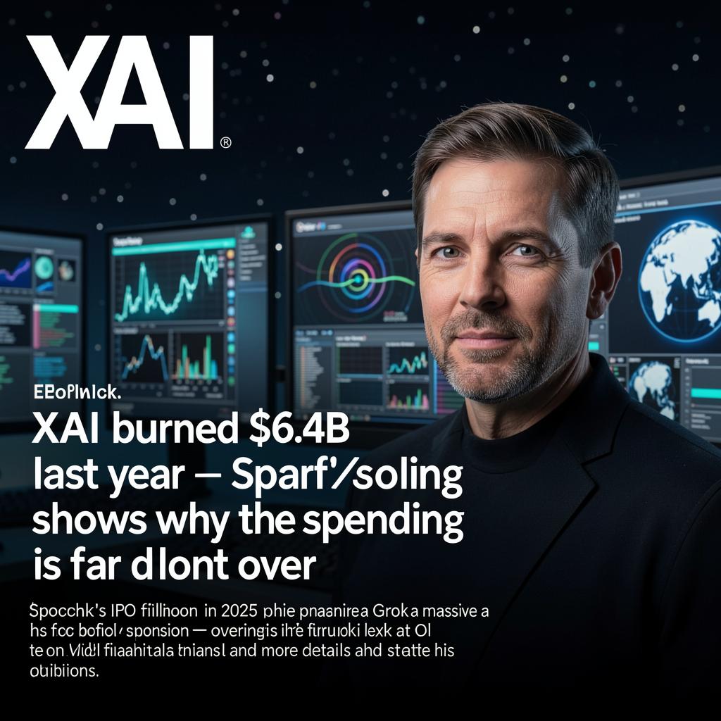 xAI burned $6.4B last year — SpaceX’s IPO filing shows why the spending is far from over