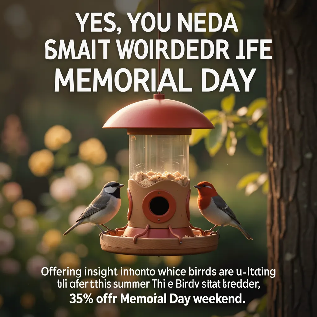Yes, you need a smart bird feeder in your life - and this one's on sale for Memorial Day